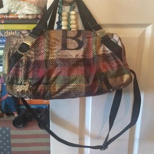 L.A.M.B for LeSportsac barrel bag with a shoulder strap